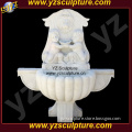 Decoration marble wall fountain carved child angel staue for home decoration